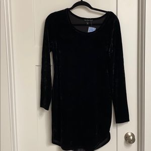 Black Velvet Bodycon dress - NWT